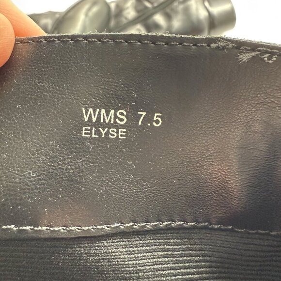 DV Dolce Vita Elyse Black Over The Knee Boots Womens 7.5 Block Heel Riding Style - Picture 10 of 10